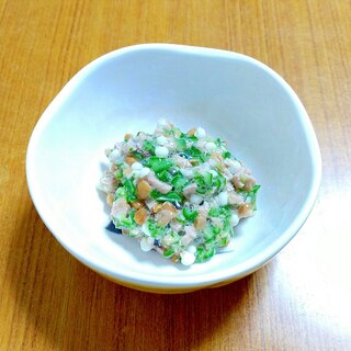 【離乳食】納豆とおくらのねばねば